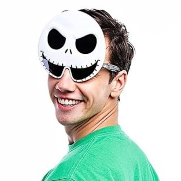 JACK SKELLINGTON Halloween Costume Mask Nightmare Before Christmas New - Picture 2 of 10